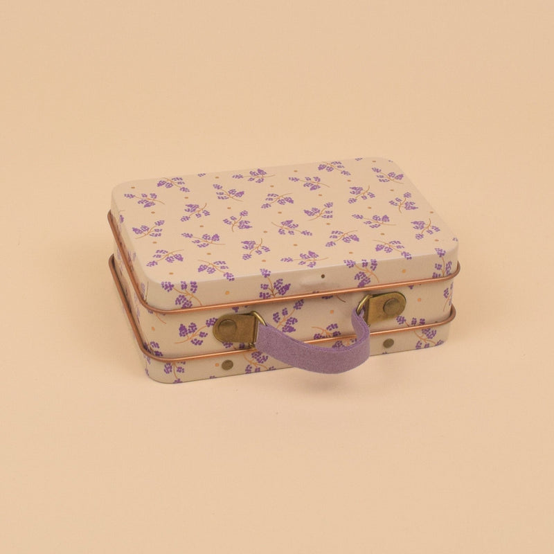 maileg metal suitcase madelaine lavender