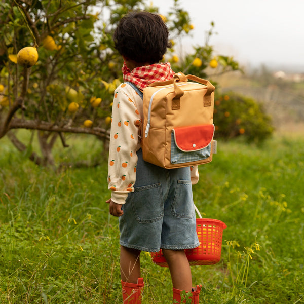 sticky lemon backpack small - farmhouse / envelope / pear jam