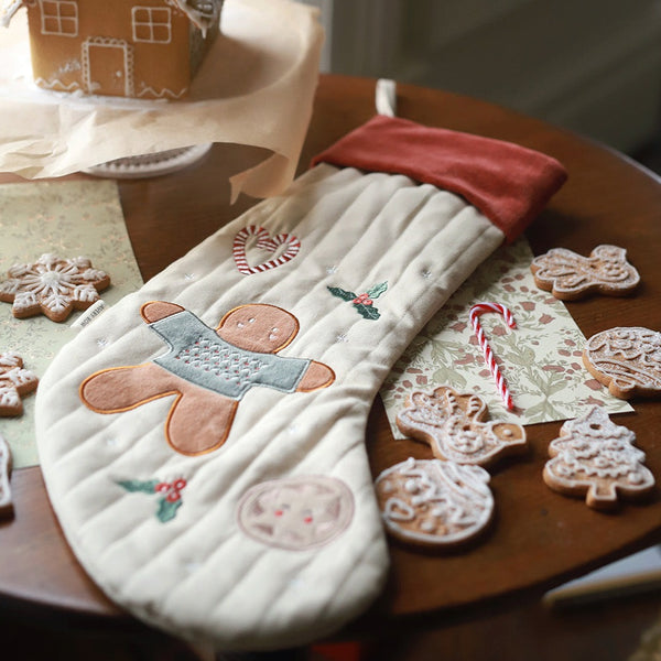 *pre order* christmas stocking - gingerbread man