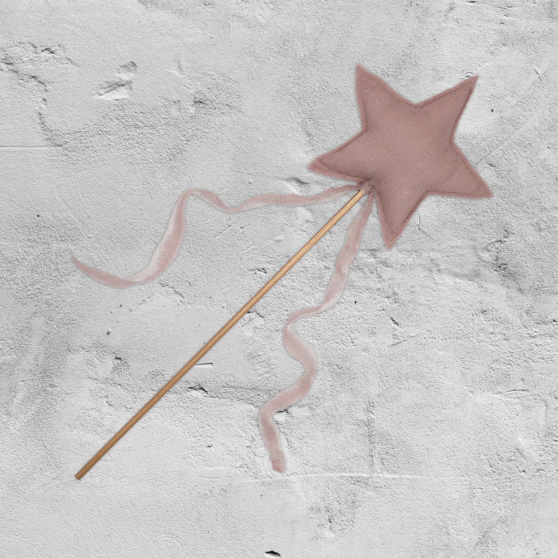 numero 74 luna star wand - dusty pink