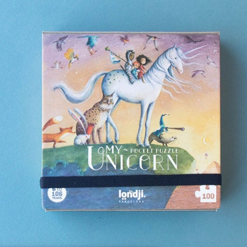 londji pocket puzzle - my unicorn