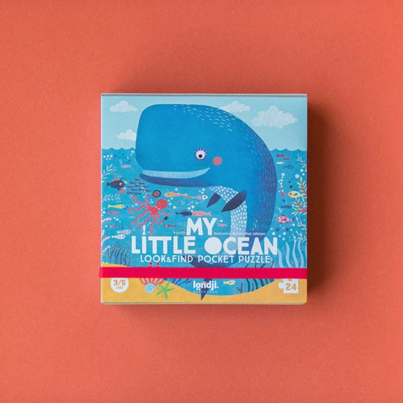 londji pocket puzzle - my little ocean