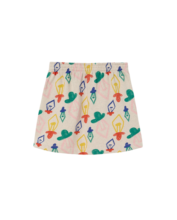 the animals observatory wombat skirt - recycled grey