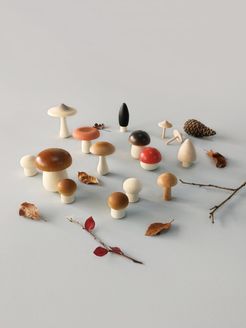 moon picnic - forest mushroom basket