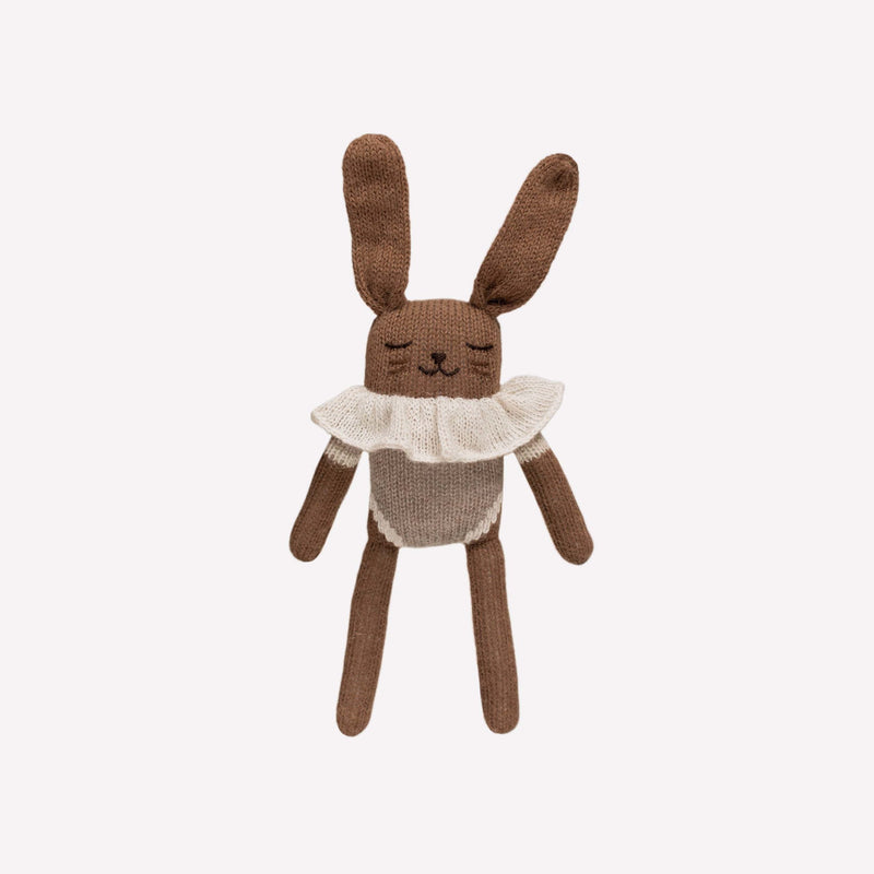 main sauvage bunny soft toy - oat bodysuit